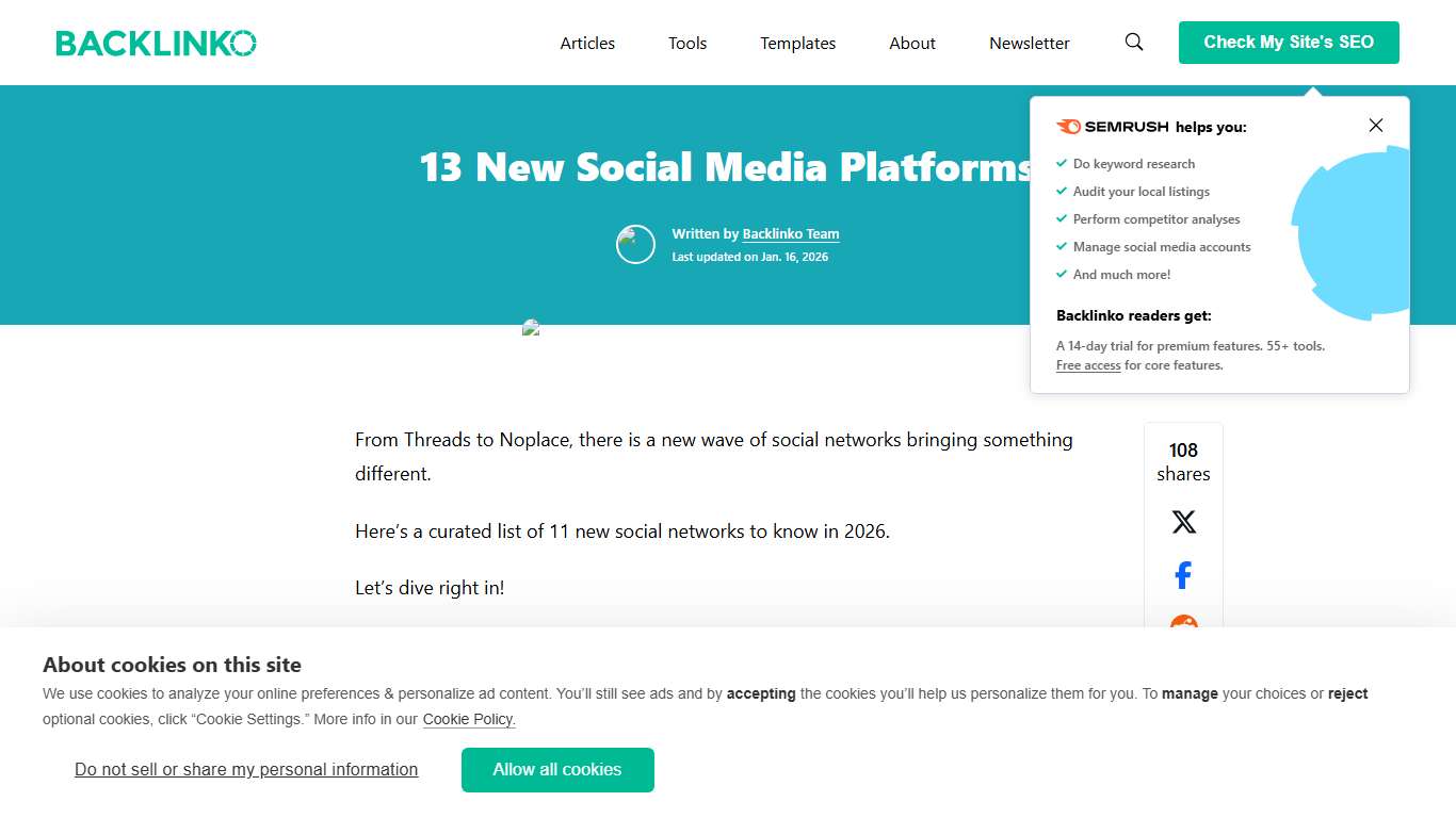 13 New Social Media Platforms in 2026